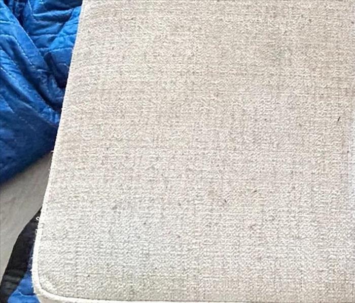 Sofa before SERVPRO®  cleaning 