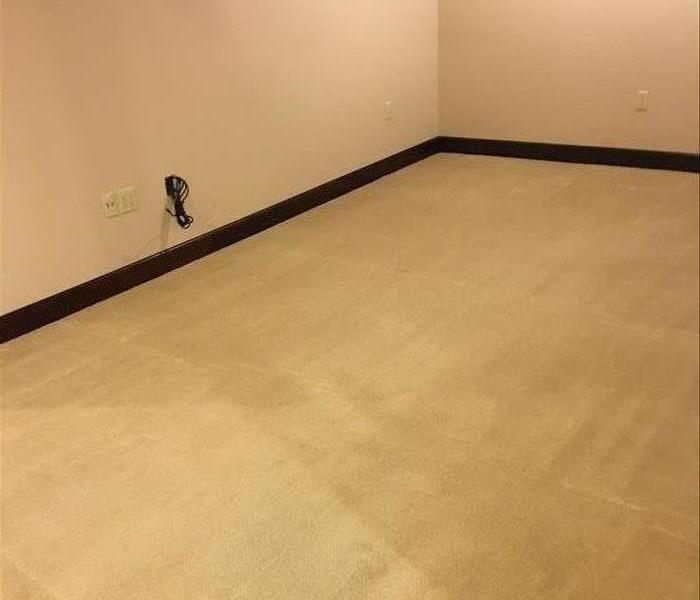 Carpet cleaning results after SERVPRO was finished cleaning  in Newberry, SC