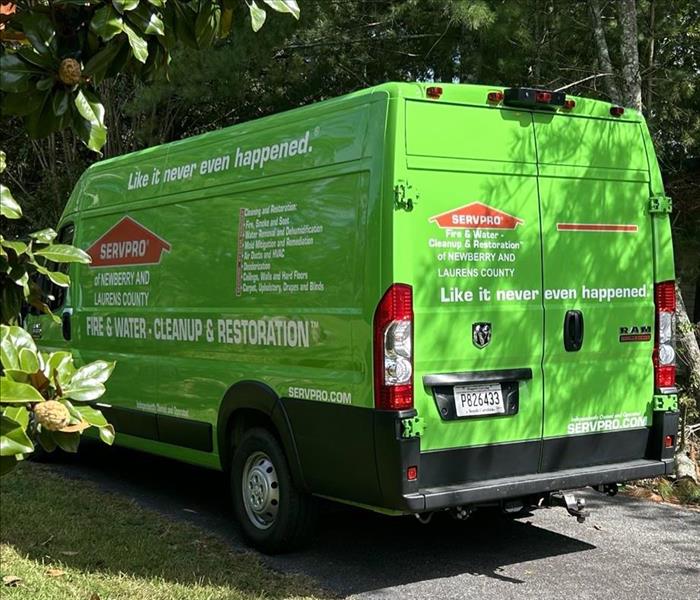 SERVPRO onsite for a water damage