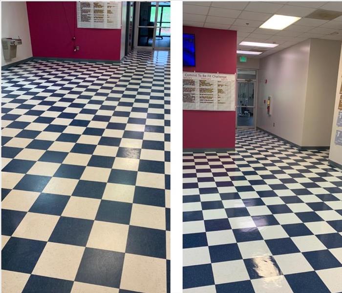 Before and After pics of the tile cleanng in Newberry, SC