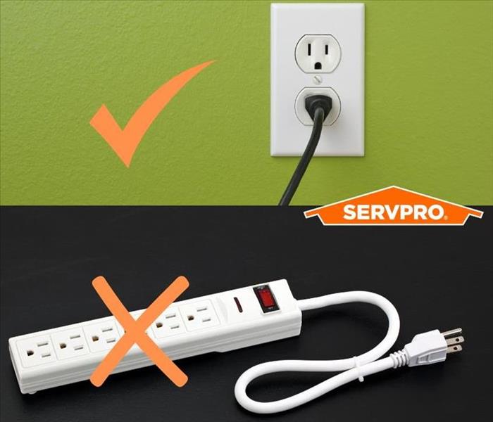 Wall out and a power strip